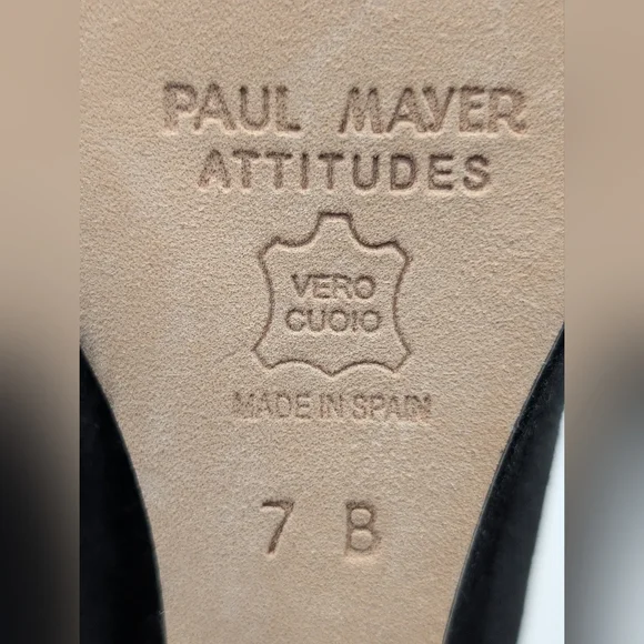 PAUL MAYER - BRAVO Black Ballet Flats_W Size 7 - Picture 13 of 13